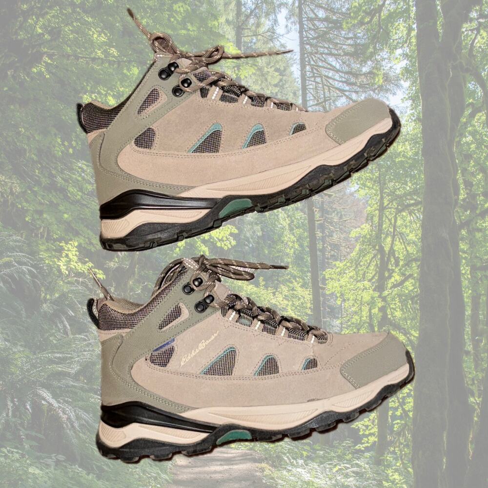Eddie Bauer Denny Ridge Mid Women's Size 9 M Taupe Hiking Boots 2196067